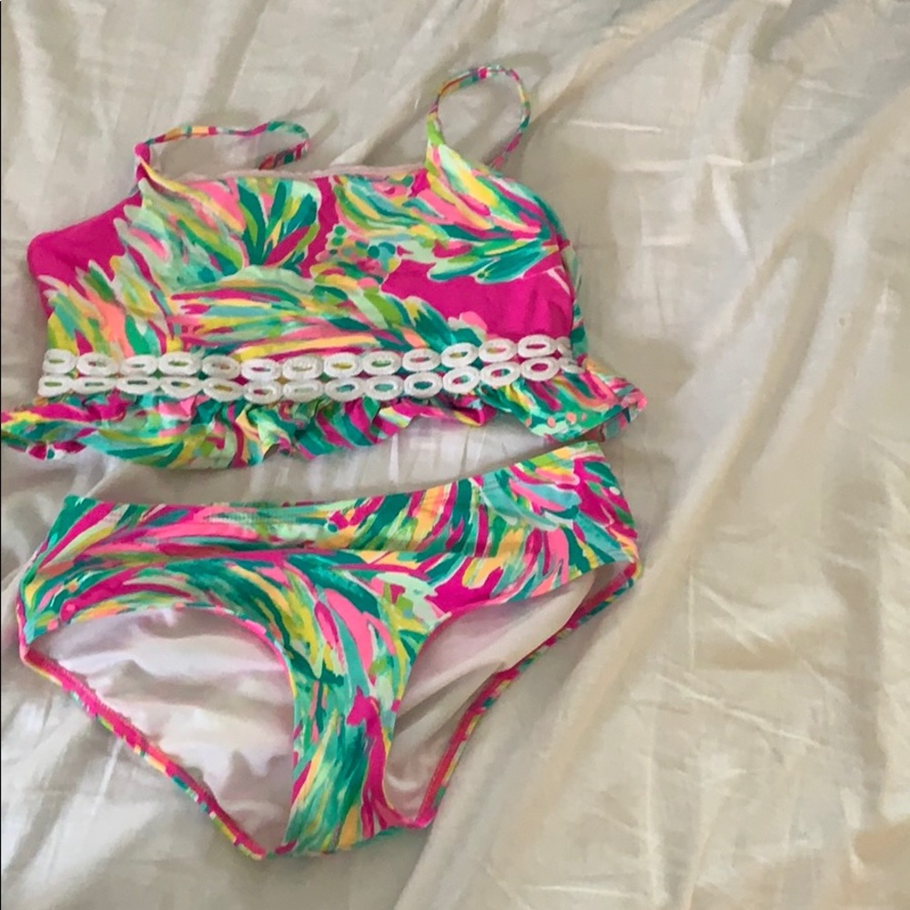 Lilly girls size 10 two piece.